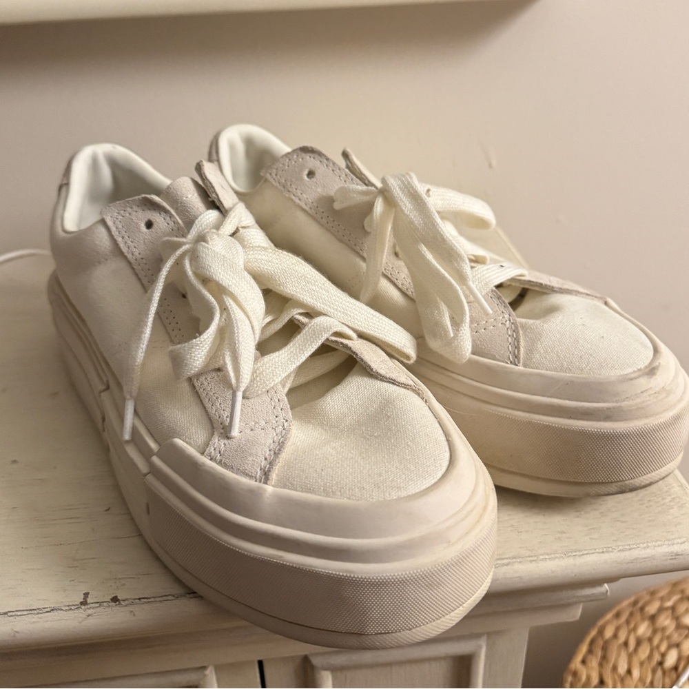 Converse Cream and White Women's Sneakers